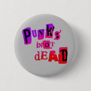 Punk är inte död! knapp