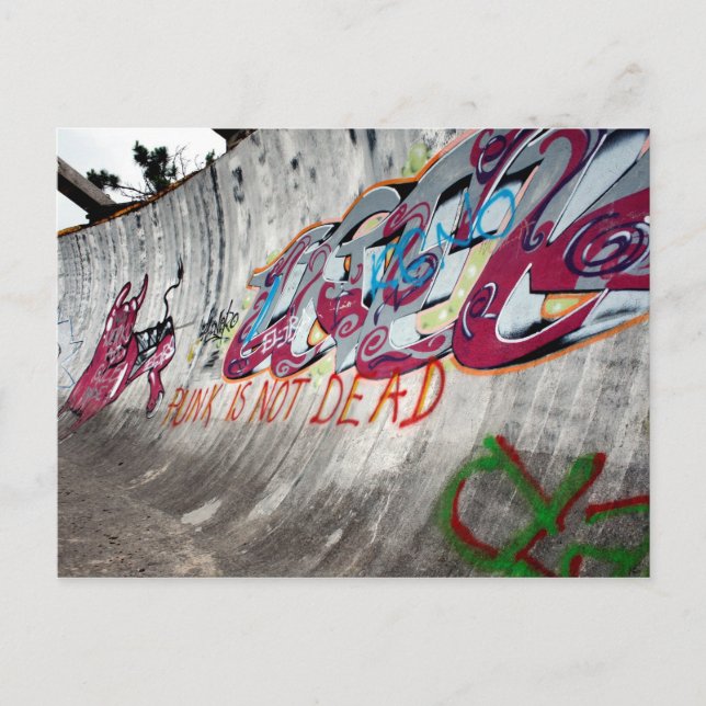 Punk är inte död. Olympisk bobslad springa, Saraje Vykort (Framsida)