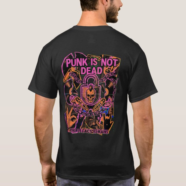 Punk är inte död Tröja – Backstreet Rhythm Grunge (Baksida)