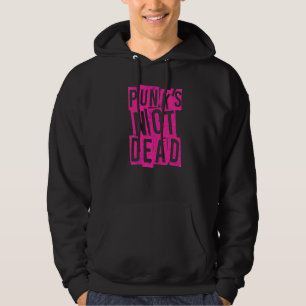 Punk är inte död Vintage Punkrock Punk är inte d Hoodie