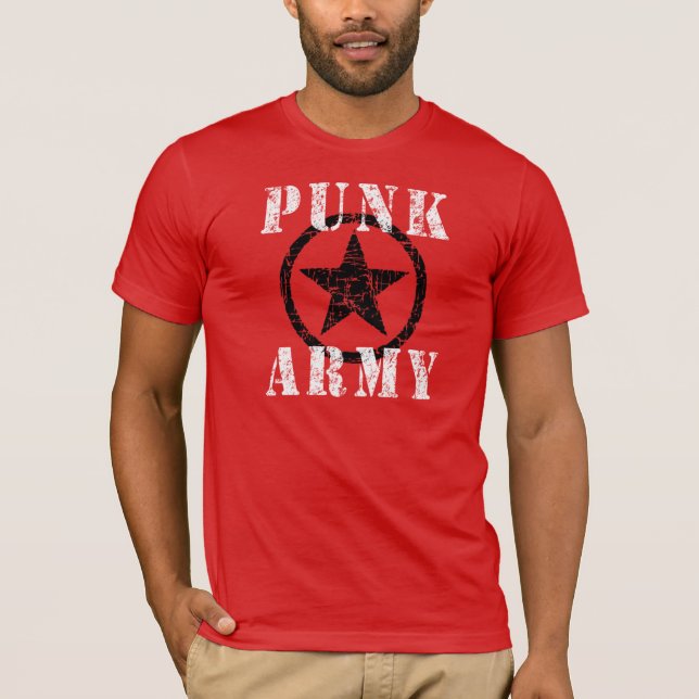 Punk Army T Shirt (Framsida)