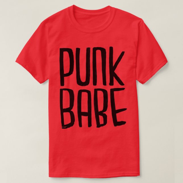 Punk babe t shirt (Design framsida)