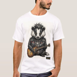 Punk Badger "ALEXA" – Dubbelsidig kantig 3D T Shirt