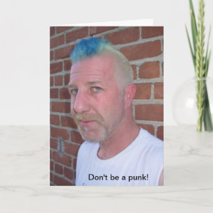 Punk Birthday-kort Kort