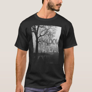 Punk Black Bridge Träd T Shirt