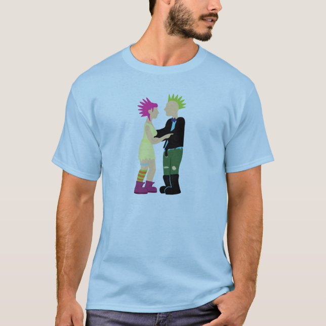 Punk Bröllop T-shirt (Framsida)