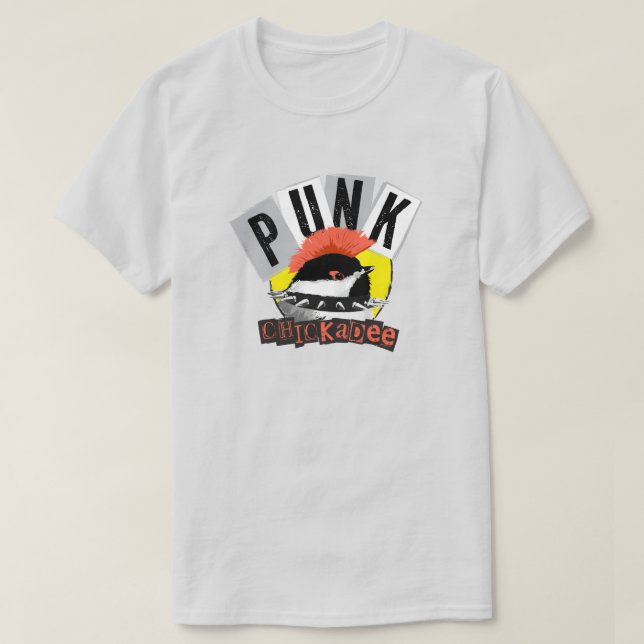 Punk Chickadee T-Shirt (Design framsida)