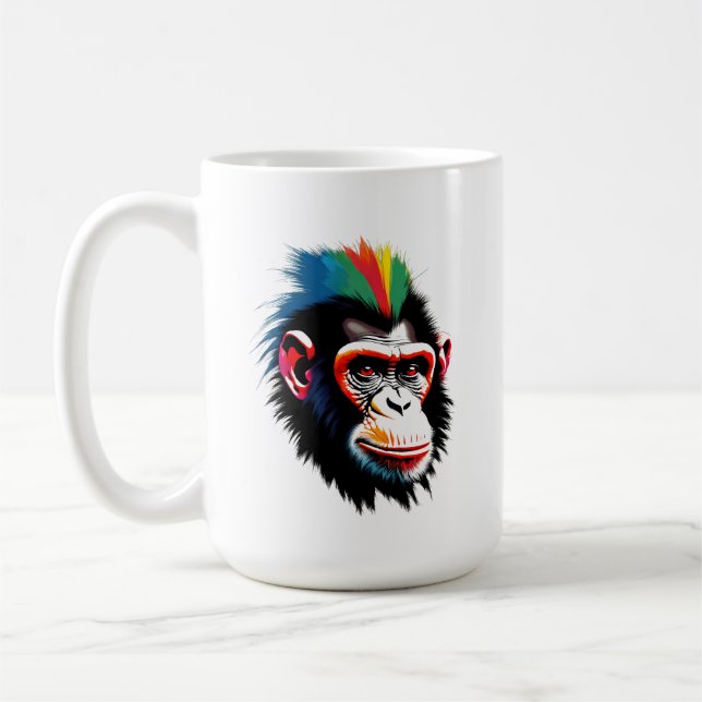 Punk Chimp Kaffemugg (Vänster)
