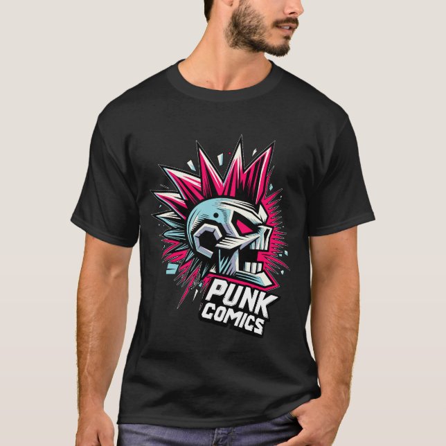 Punk Comics T Shirt (Framsida)