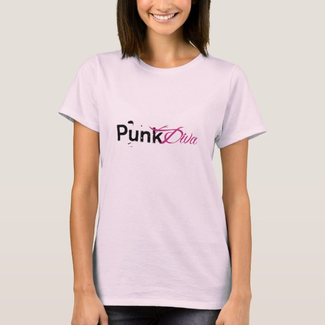 Punk Divaroligtskjorta Tee (Framsida)