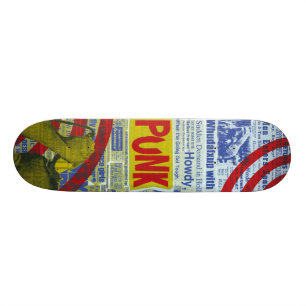 PUNK ELLER MATRIS! OLD SCHOOL SKATEBOARD BRÄDA 21,6 CM