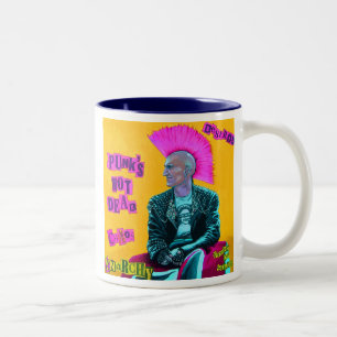 Punk England 1977 Två-Tonad Mugg