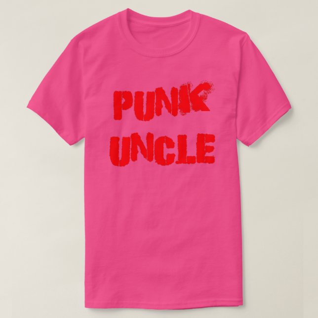 Punk farbror t shirt (Design framsida)