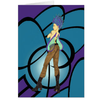 punk fe hälsningskort