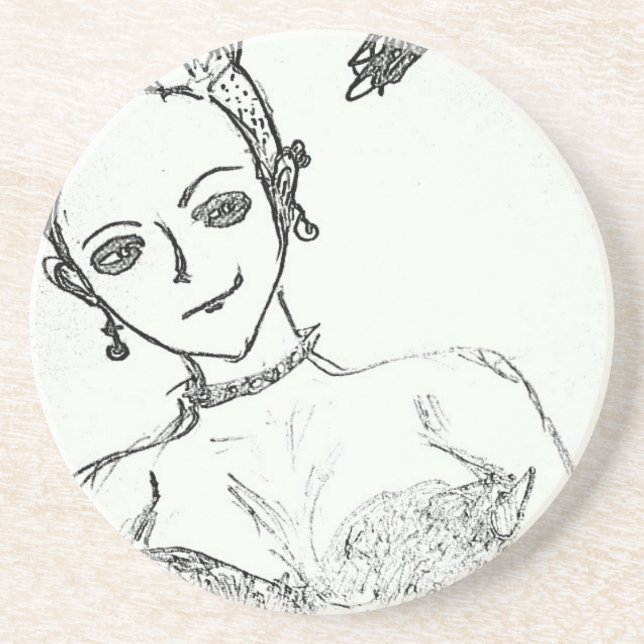 punk flicka underlägg (Framsidan)