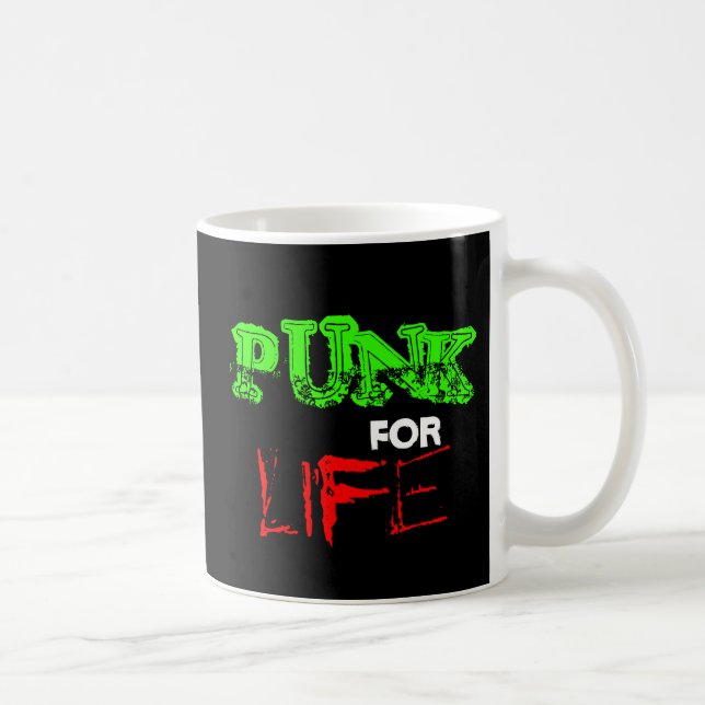 Punk för liv kaffemugg (Höger)