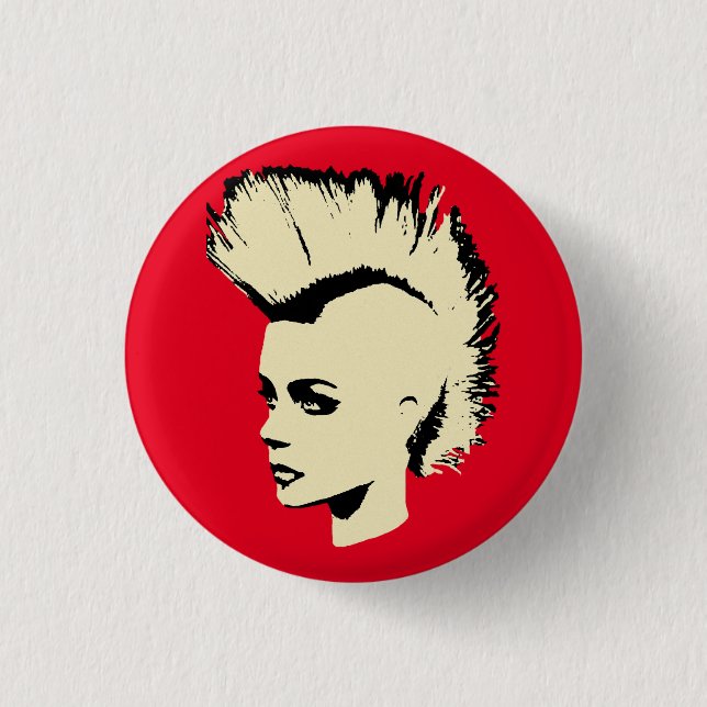 Punk Girl – bichrome print Knapp (Framsida)