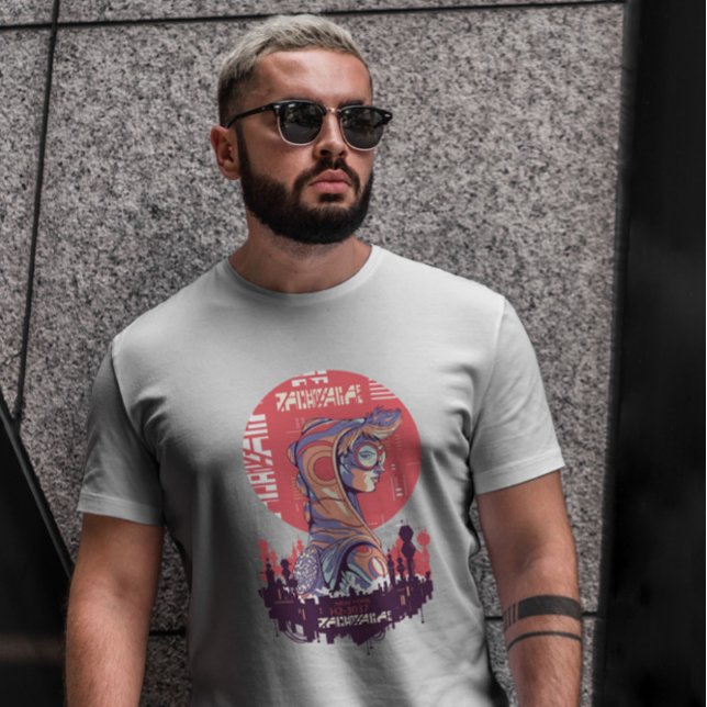 Punk Girl Sci Fi Cyber Urban T Shirt (Skapare uppladdad)