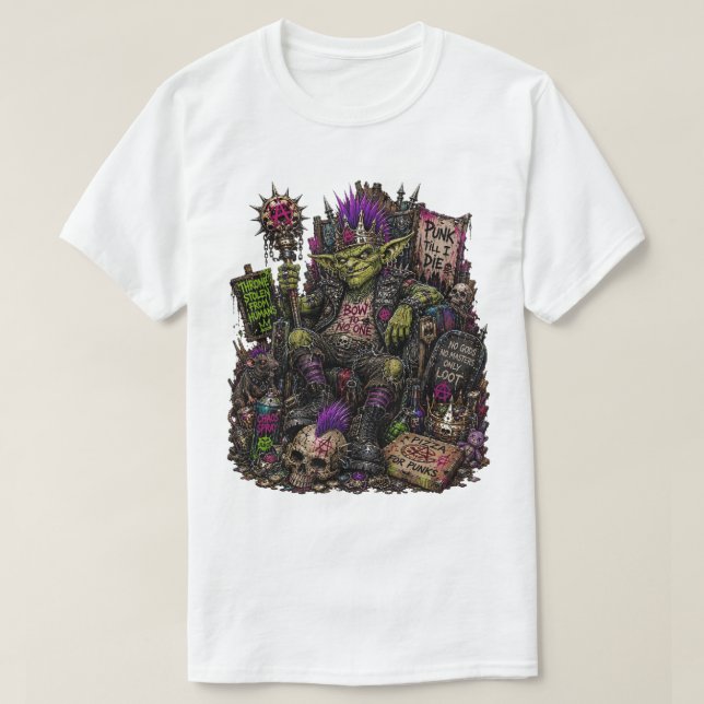 Punk Goblin King T-Shirt (Design framsida)