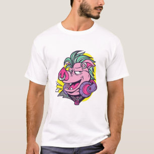 Punk Gris Animal Classic Vegan 90S Anarchy T Shirt