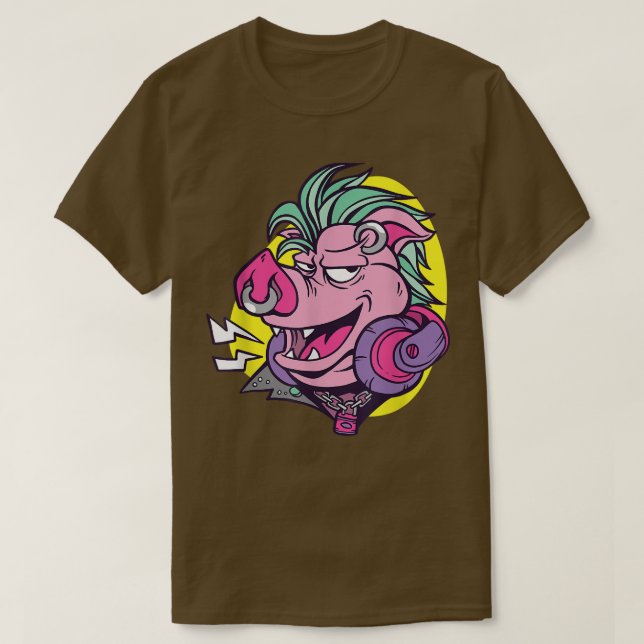 Punk Gris T Shirt (Design framsida)