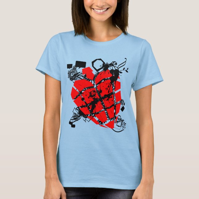Punk Heart Tee Shirt (Framsida)