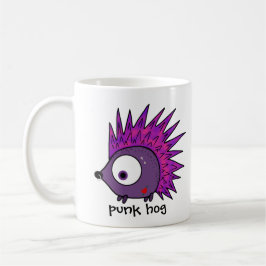 Punk igelkotten kaffemugg