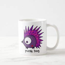 Punk igelkotten kaffemugg