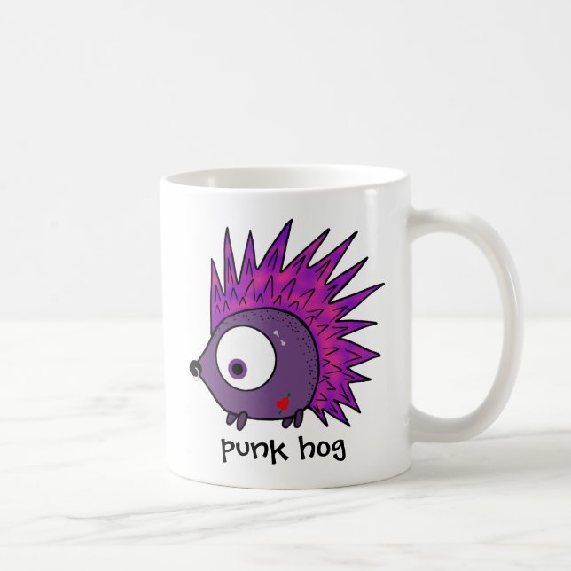 Punk igelkotten kaffemugg (Höger)