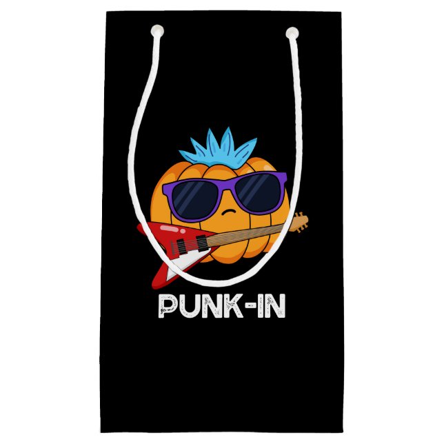 Punk-in Funny Punk Sten Pumpkin Pun Mörk BG (Framsidan)