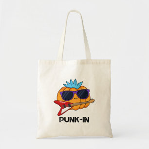 Punk-in Funny Punk Sten Pumpkin Pun Tygkasse