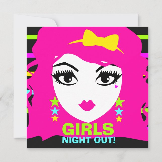 Punk inbjudan för sött neon 311 (Framsida)