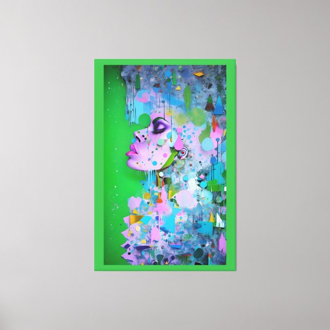 Punk - Ken Gage Surreal Art Canvastryck (Framsida)