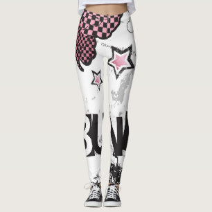 Punk Leggins för modern design Leggings