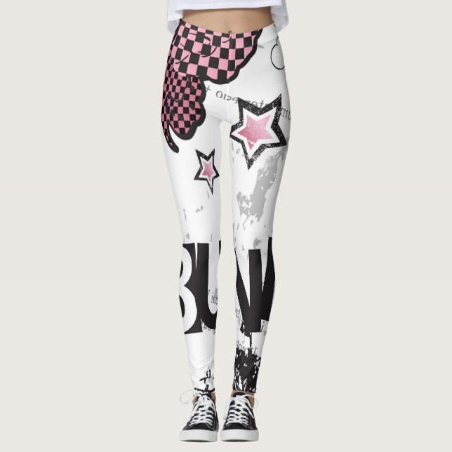 Punk Leggins för modern design Leggings (Framsida)