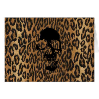 Punk Leopardkort Hälsningskort