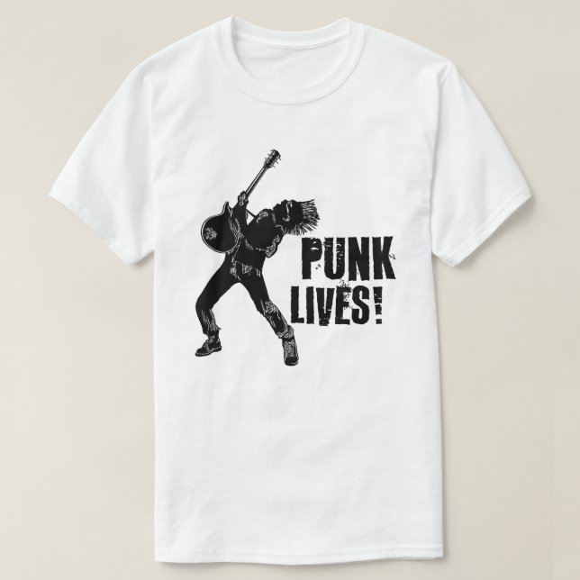 Punk Lives! T-Shirt (Design framsida)