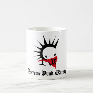 Punk logotypmugg för ytterlighet kaffemugg