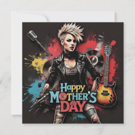 Punk morsdag Pärl Simmer-kort Julkort