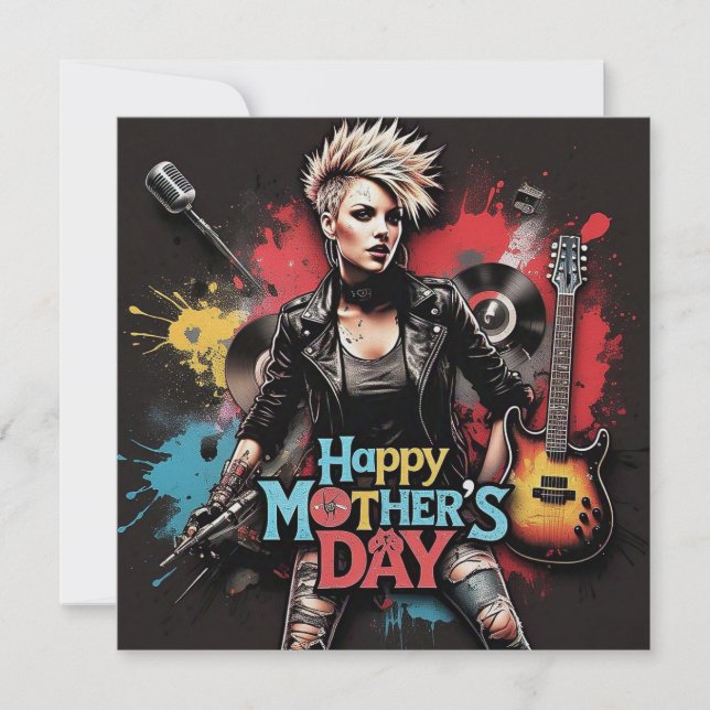 Punk Morsdags Pärl Simmer Kort (Framsida)
