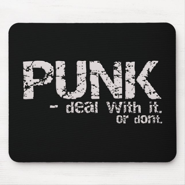 PUNK mousepad Musmatta (Framsidan)