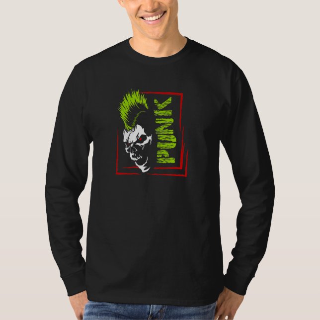 Punk music punks punk rock rocker t shirt (Framsida)
