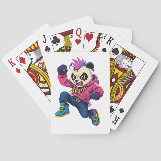 Punk Panda Power Casinokort (Baksidan)