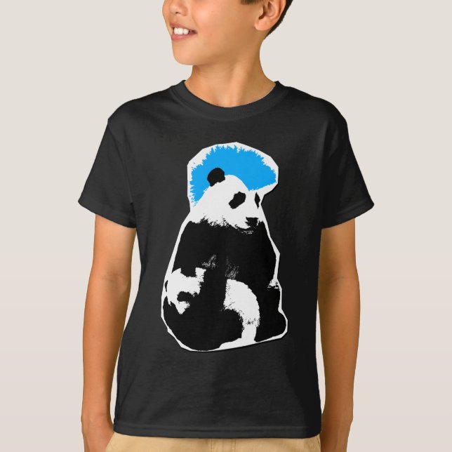 punk panda t shirt (Framsida)