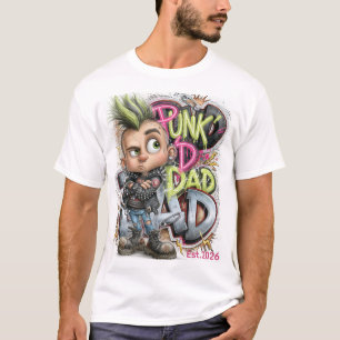 Punk Pappa Rebellion T Shirt
