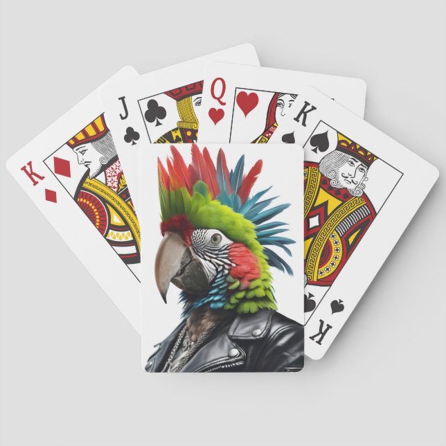 Punk Parrot Casinokort (Baksidan)