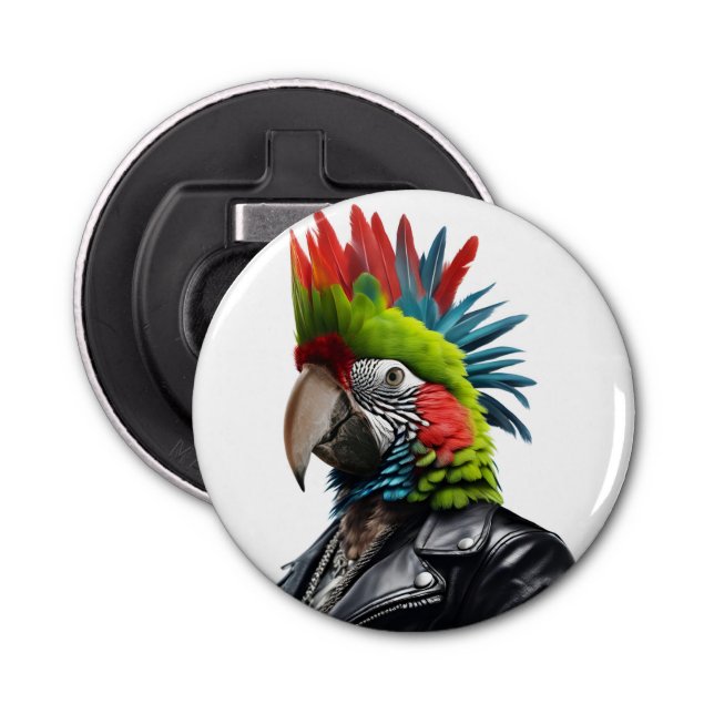 Punk Parrot Flasköppnare (Framsidan)