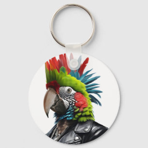 Punk Parrot Nyckelring