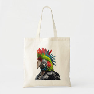Punk Parrot Tygkasse
