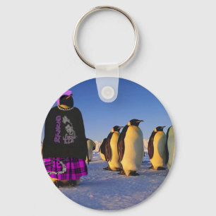 Punk Penguin Nyckelring